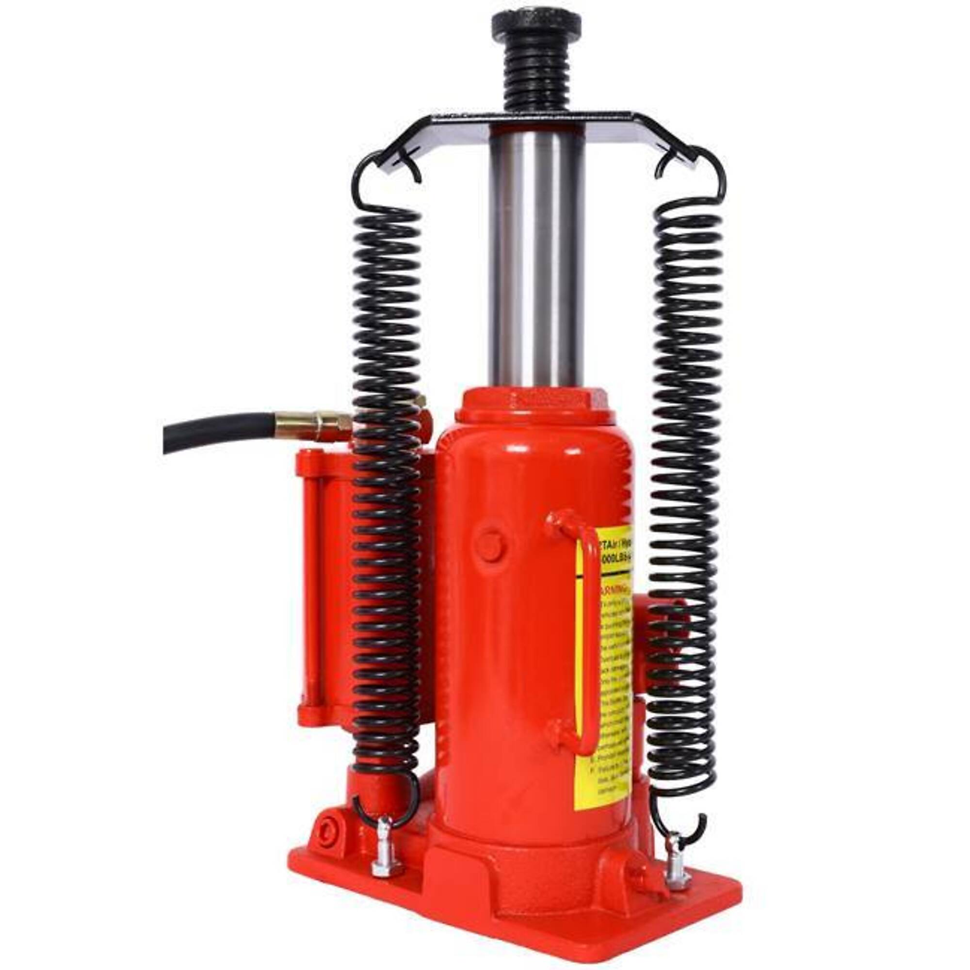 TMB Air Hydraulic Bottle Jack — 12 Ton, 24000-Lb. Capacity, Red, Model# BAC-W465P146632